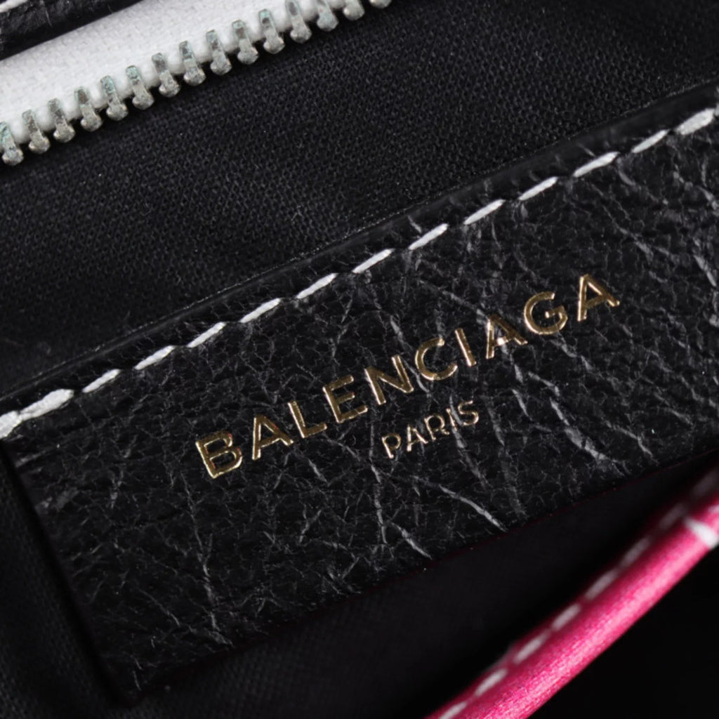 Pre-Owned BALENCIAGA Balenciaga clutch bag 476046 leather rose pink NEW YORK CITY (Like New)