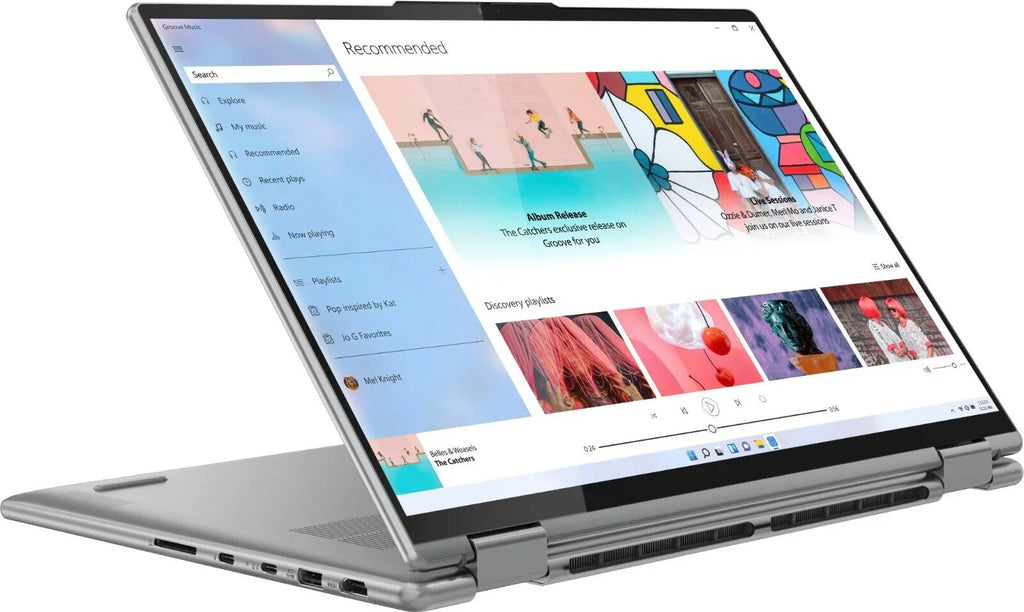 Lenovo - Yoga 7i 16" 2.5K Touch 2-in-1 Laptop - Evo Platform - Core i7-12700H - 32GB Memory - Arc A370M - 1TB SSD - Arctic Grey