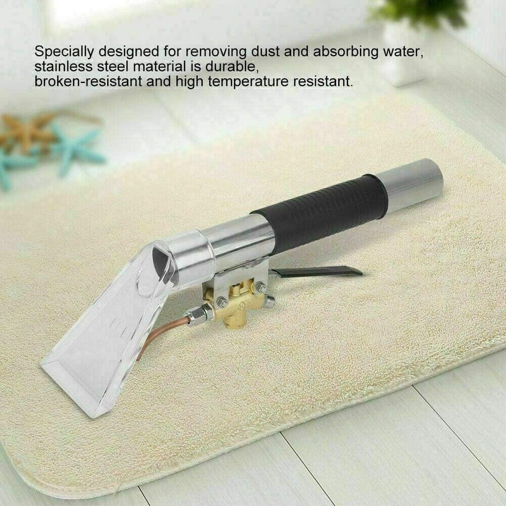 OUKANING Steam Cleaner Head, Carpet Cleaning High Temperature Cleaner Furniture Upholstery Manual Extractor Head for Home Use Hotel