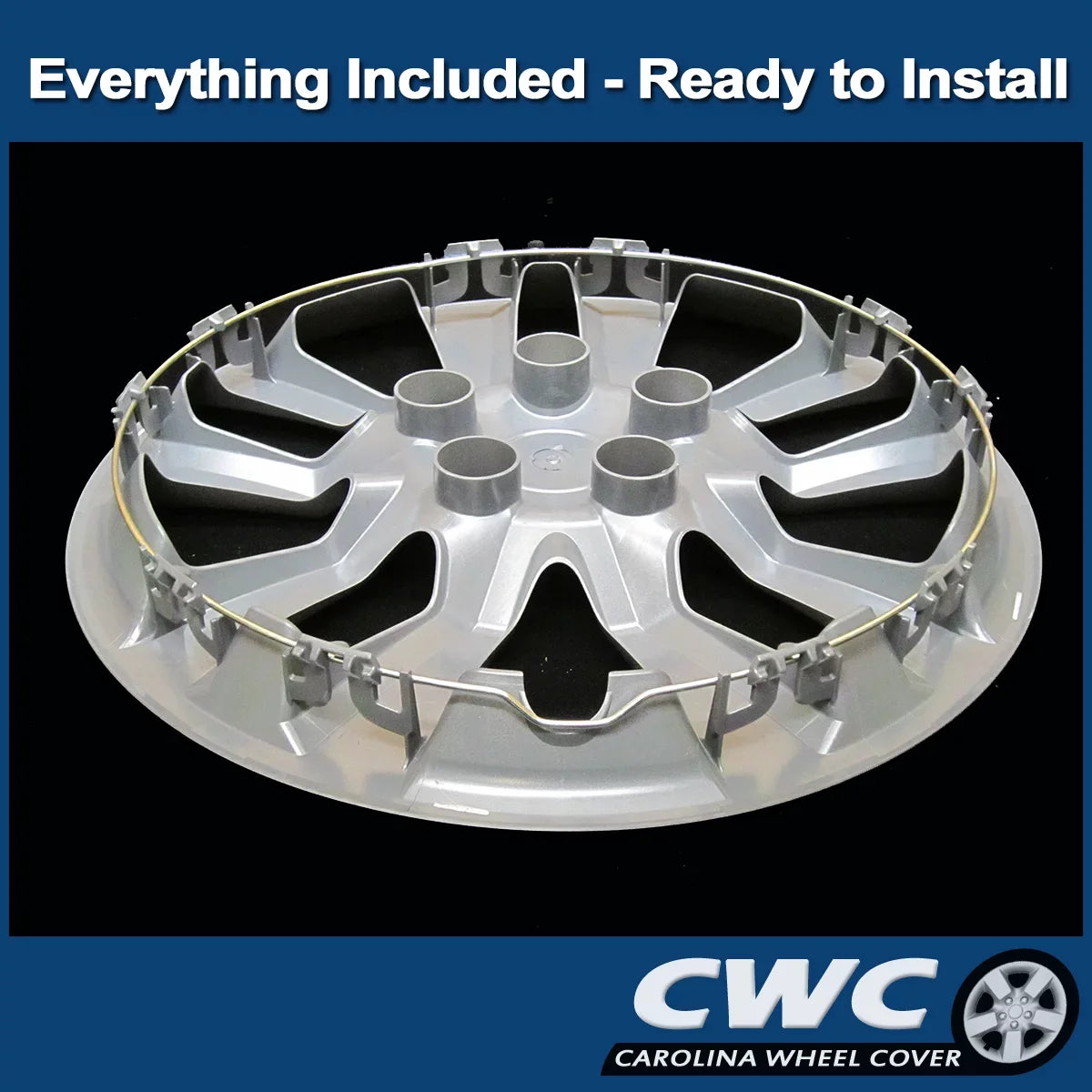 CarolIna Wheel Shield 16-In. Premium Replica Hubcap for Nissan Altima 2013 - 2018 Replacement (SIngle Hubcap)