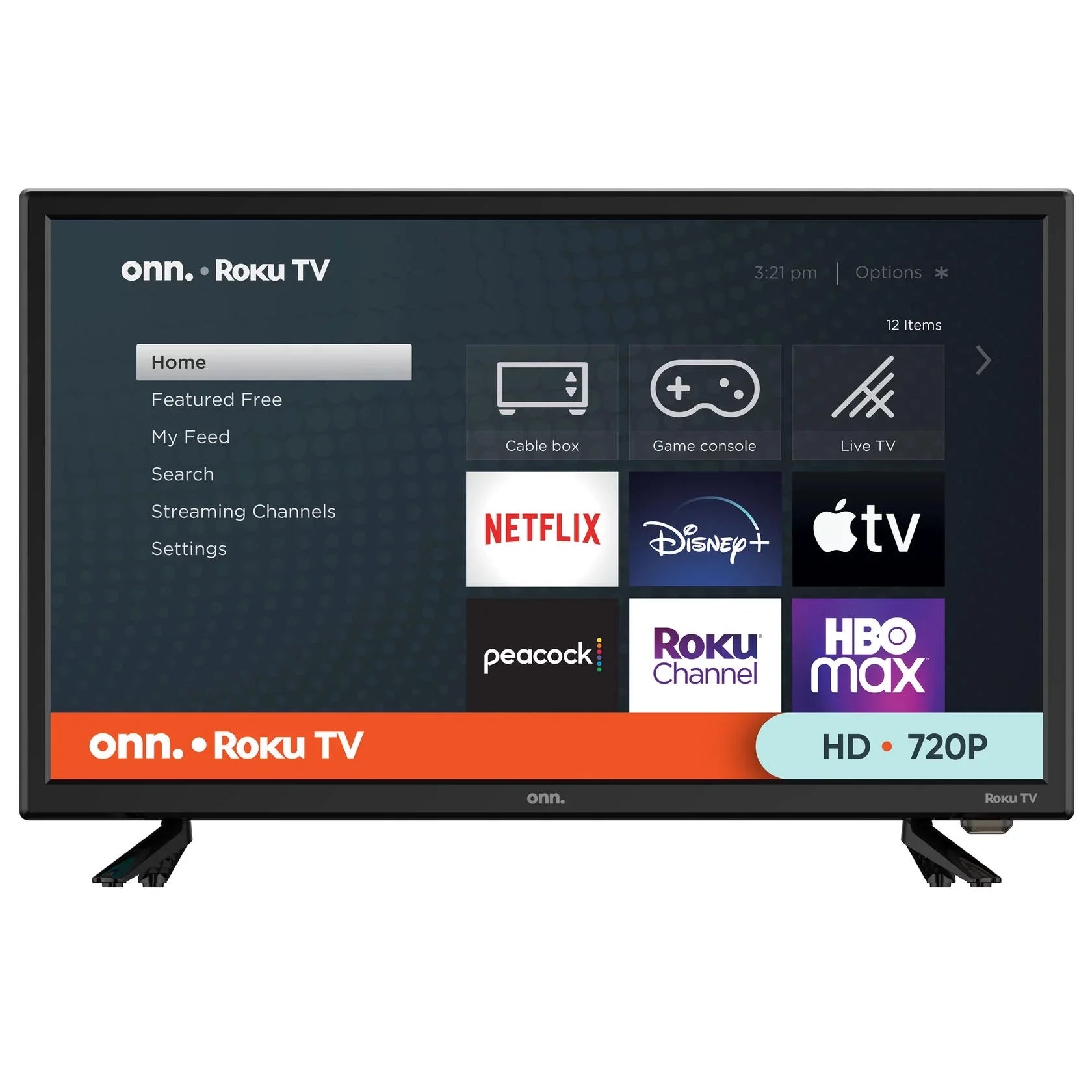 Restored 0nn. 24" Class 720P HD LED Roku Smart TV (10001_2590) (Refurbished)