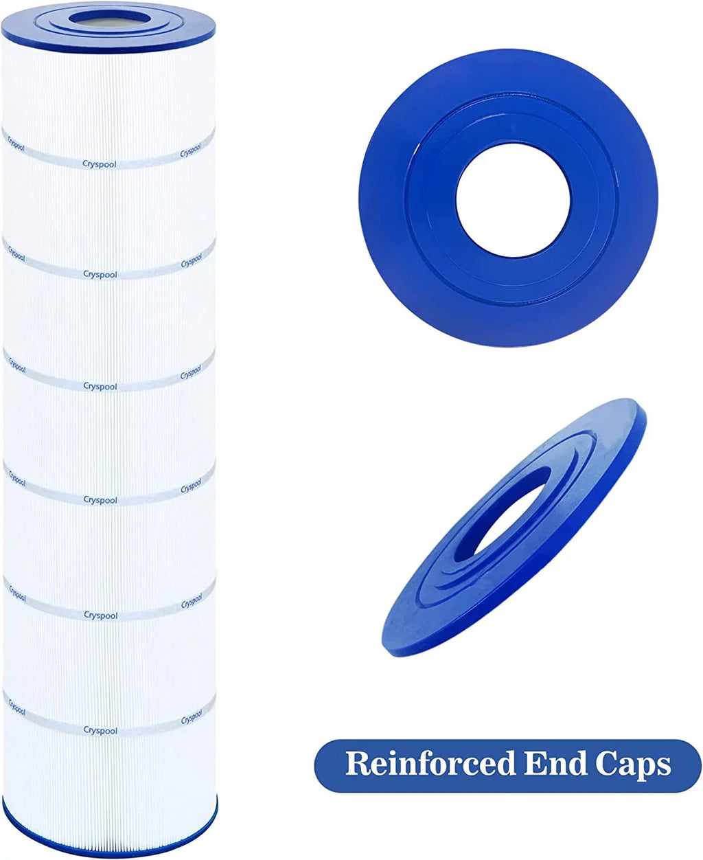 CRYSPOOL Pool Filter Matching with Jandy CS200, R0462400, PJANCS200, Unicel C-8418, Filbur FC-0823, 200 sq.ft, 1 Pack