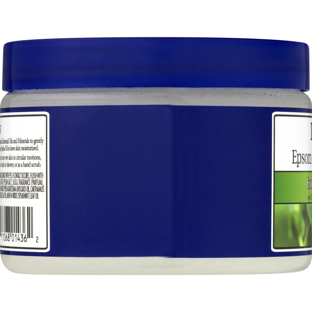 Dr Teal's Exfoliate & Renew Eucalyptus & Spearmint Epsom Salt Body Scrub, 16 oz (Pack of 3)