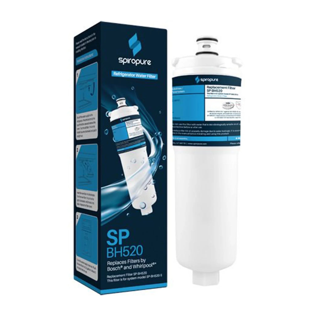 SpiroPure SP-BH520-3PK Refrigerator Water Filter Replacement Part, 3 Pack