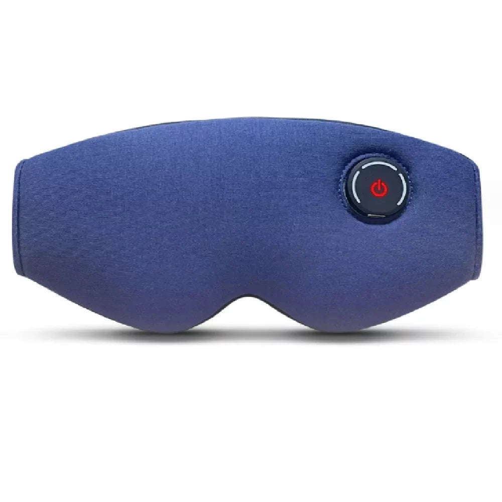 Heated Eye Mask Cordless, USB Rechargeable Eyes Heating Pad, Eye Massager Mask for Sleeping, Electric Warm Eye Compress Removable and Washable