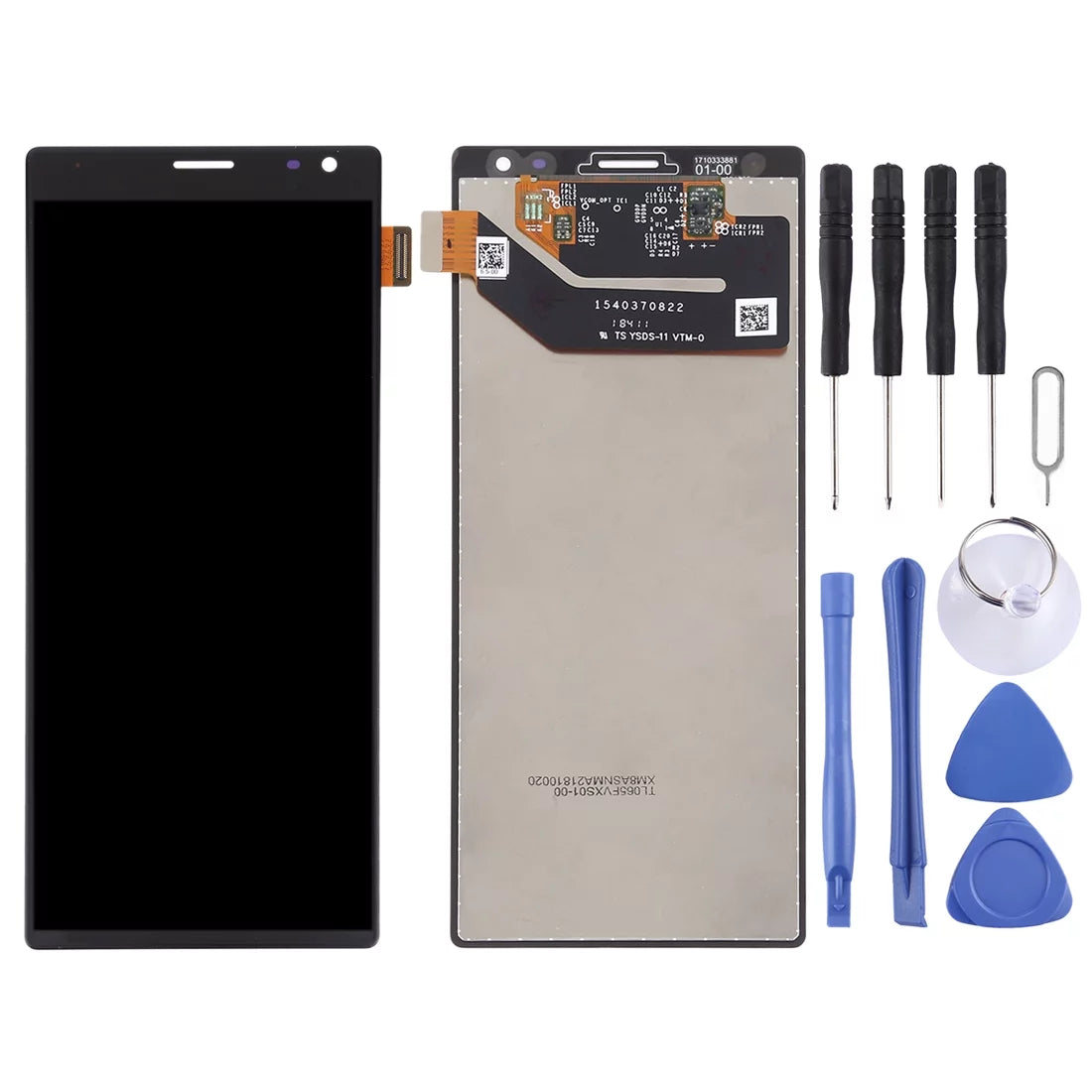 Cellphone Repair Parts OEM LCD Screen for Sony Xperia 10 Plus with Digitizer Full Assembly(Black)