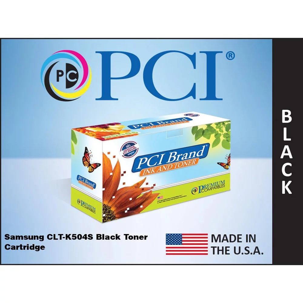 PCI Brand Samsung CLT-K504S Black Toner Cartridge Replacement