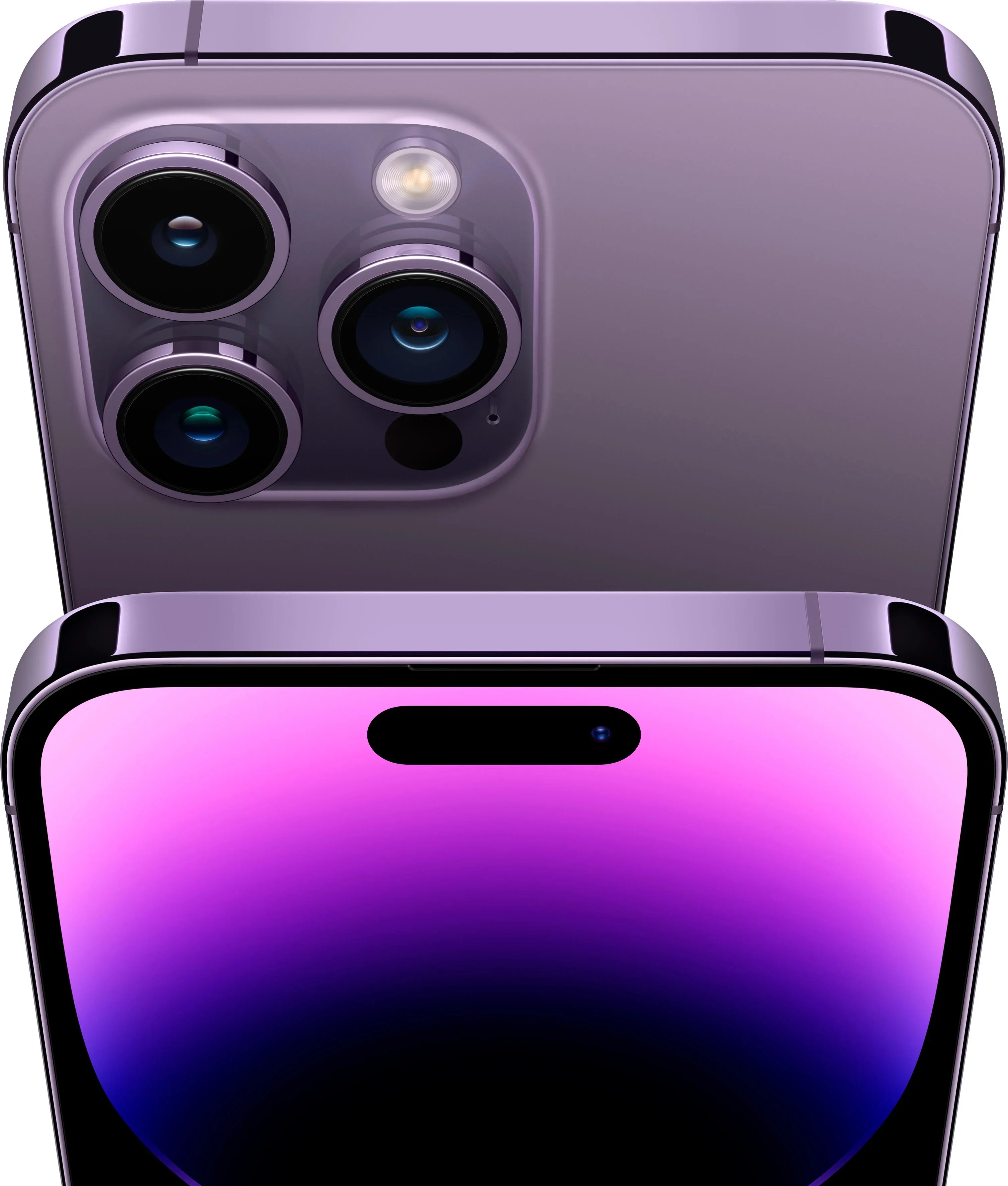 Pre-Owned Apple iPhone 14 Pro Max 256GB Deep Purple (AT&T) MQ8W3LL/A (Refurbished: Good)