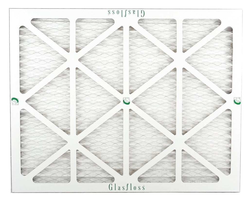 Glasfloss 20x23x1 - MERV 10 -Qty:4 - Furnace Air Filter - Made in USA (Actual Size: 19.5 x 22.5x7/8 inch)