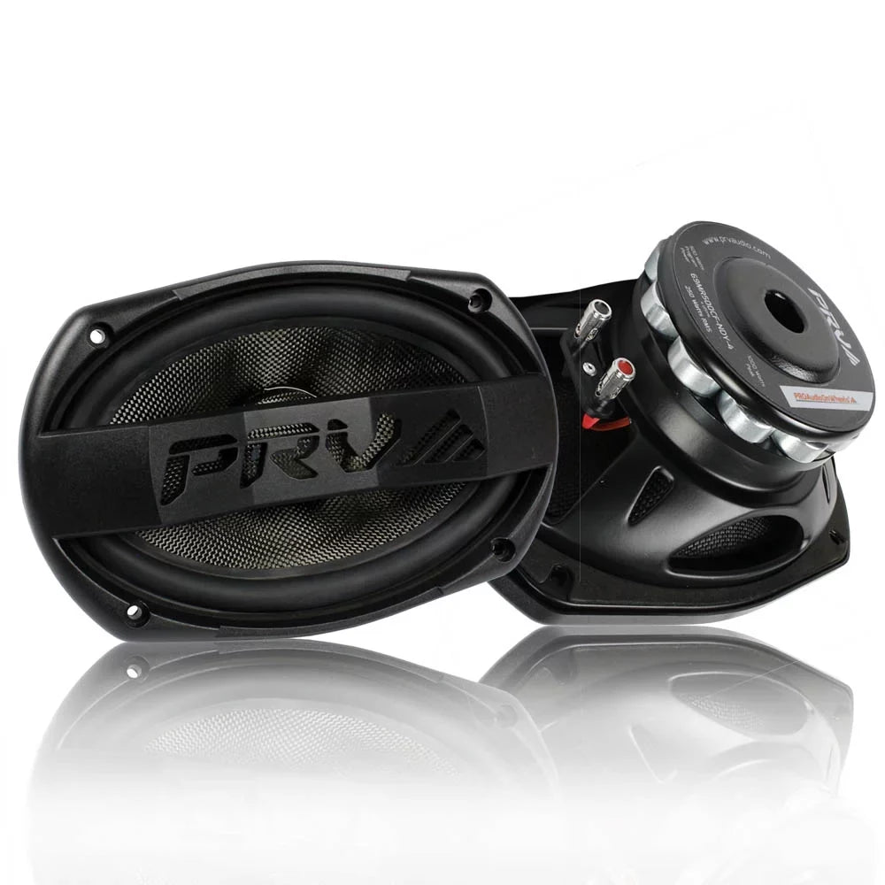 PRV Audio 6 x 9" Mid Range Loudspeakers Water Impervious Pair 69MR500CF-NDY-4