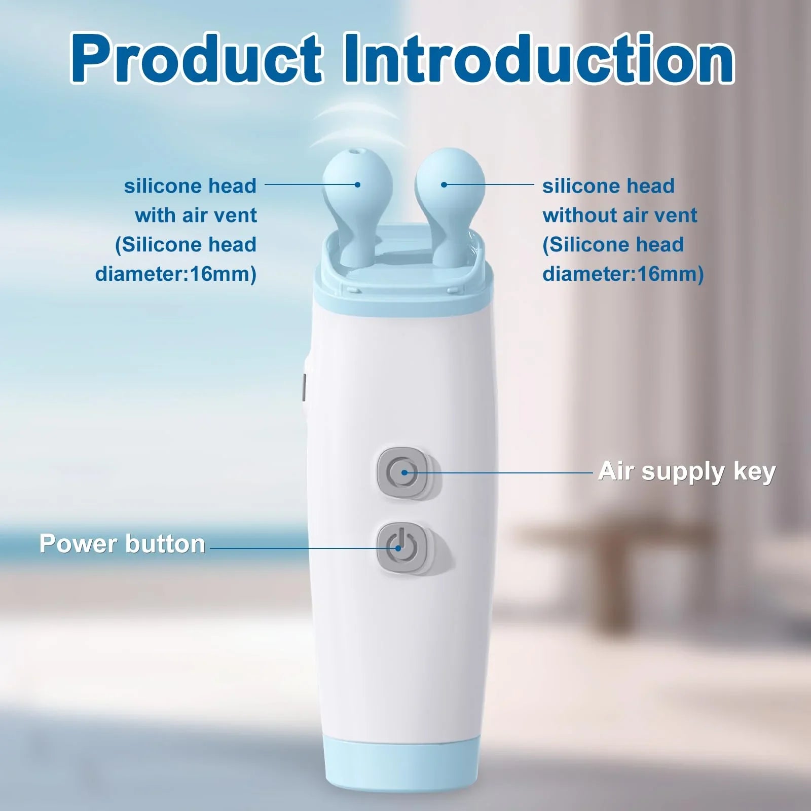 Ear Pressure Relief Device, FDA Cleared Balanced Ear Pressure Expander, Tinnitus Relief for Ringing Ears Dual Head, Eustachi Ear Unclogger, Single Side Plug Design with One Replacement Head
