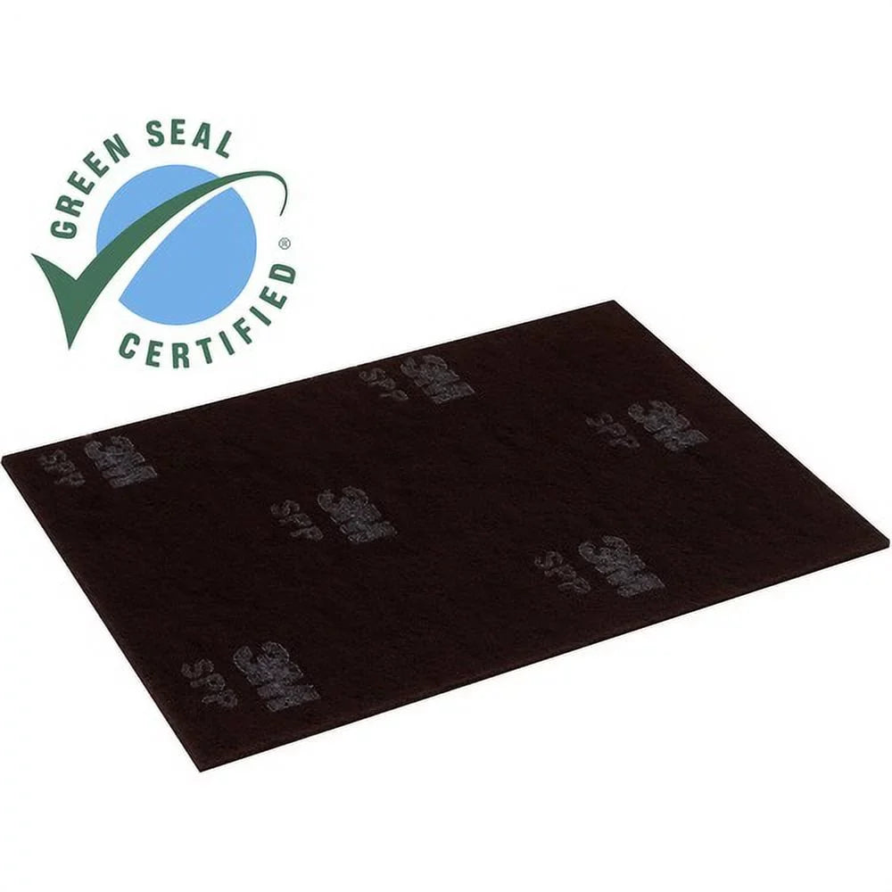 Scotch-Brite Surface Preparation Pad SPP14x20, 14 in x 20 in, 10/Case 10/Case - Rectangle - 14" Width x 0.40" Thickness - Scrubbing, Stripping - Concrete, Granite, Marble, Vinyl, Wood, Terrazzo, Stone