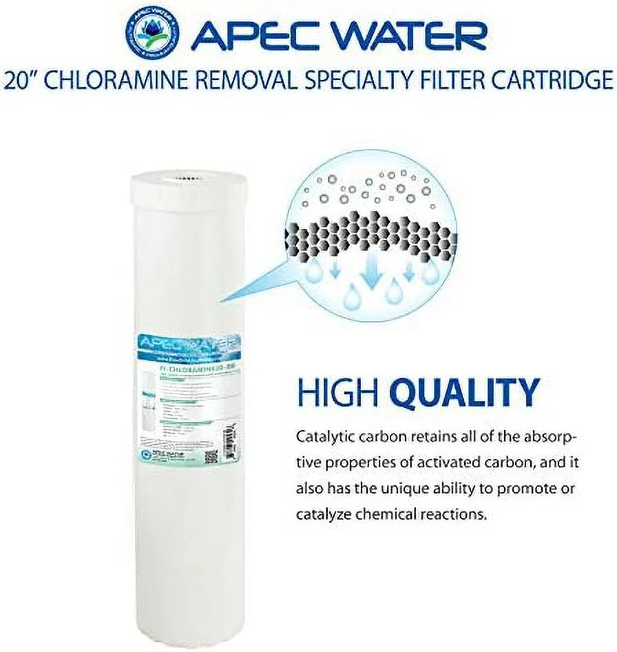 systems 20" replacement specialty filter chloramines hydrogen sulfide removal (fi-chloramine20-bb)