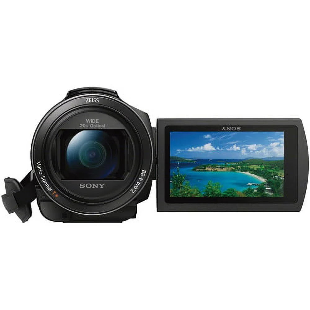 Sony FDR-AX53 4K Ultra HD Handycam Camcorder. - Professional Bundle