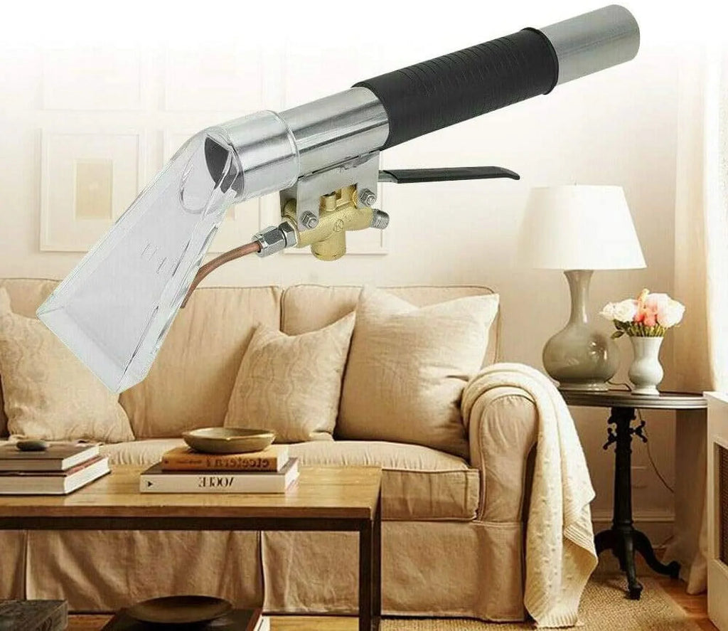 OUKANING Steam Cleaner Head, Carpet Cleaning High Temperature Cleaner Furniture Upholstery Manual Extractor Head for Home Use Hotel