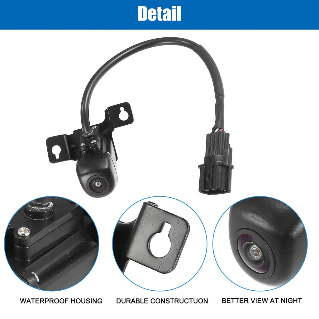 Unique Bargains 1 Set Car Rear View Back Up Camera W/ Tool Fit for Hyundai Santa Fe Sport 2017-2018 No.957602W650