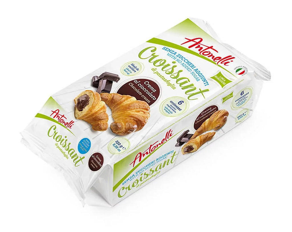 No Added Sugar Chocolate Croissant - DORA3 Croissant No Added Sugar Chocolate Cream 300g/each- 4 Pack of 6 in each
