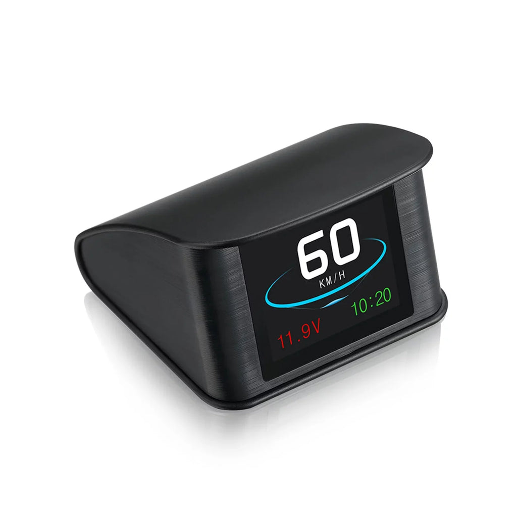 Pinnaco Smart Head Up Display with Speed, Altitude, Voltage, Clock - Universal GPS HUD for Cars