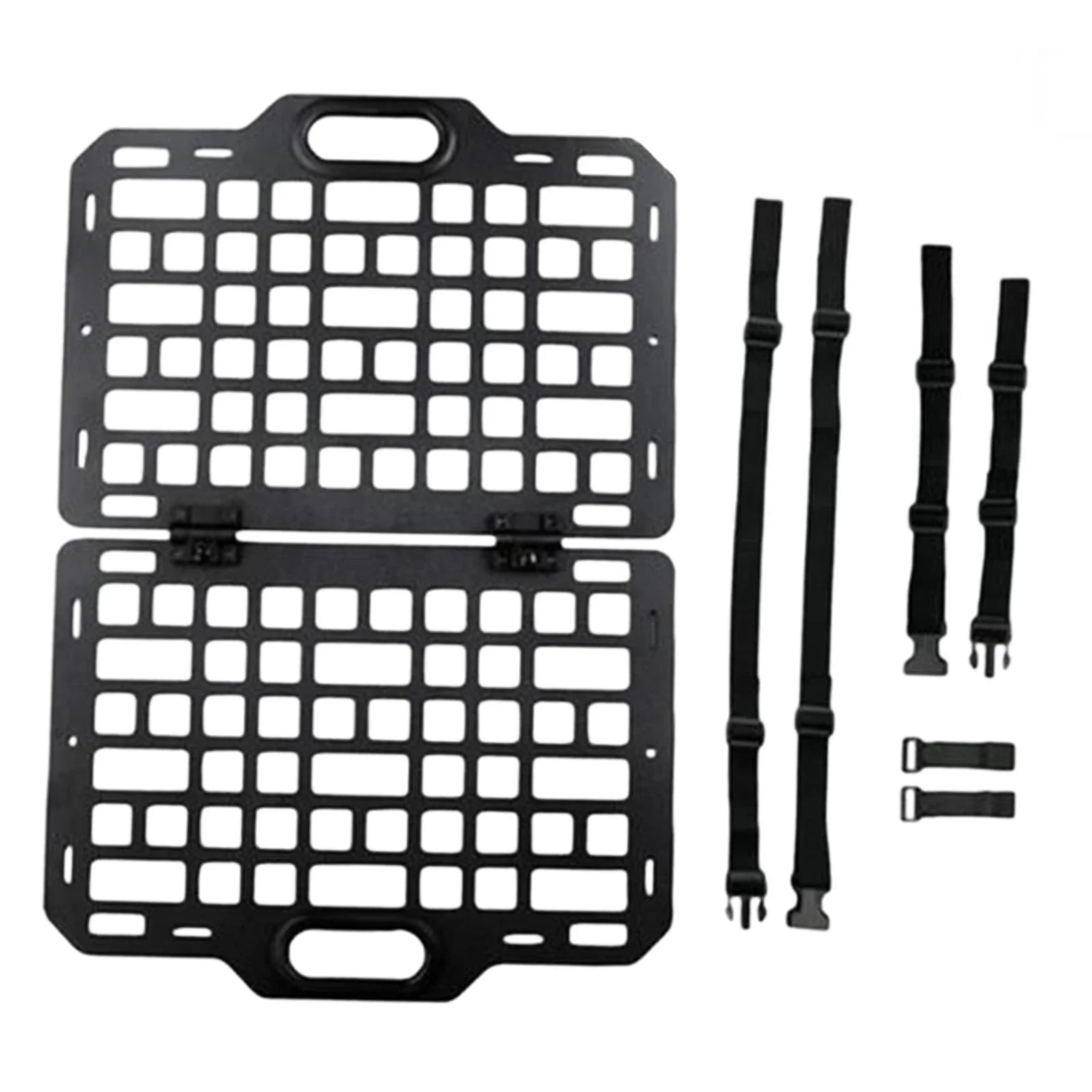 funtasica Auto Seat Back Organizer Modular Storage Molle Panel Car Seatback Hanging Plate Auto Seat Panel for Automotive Truck Parts