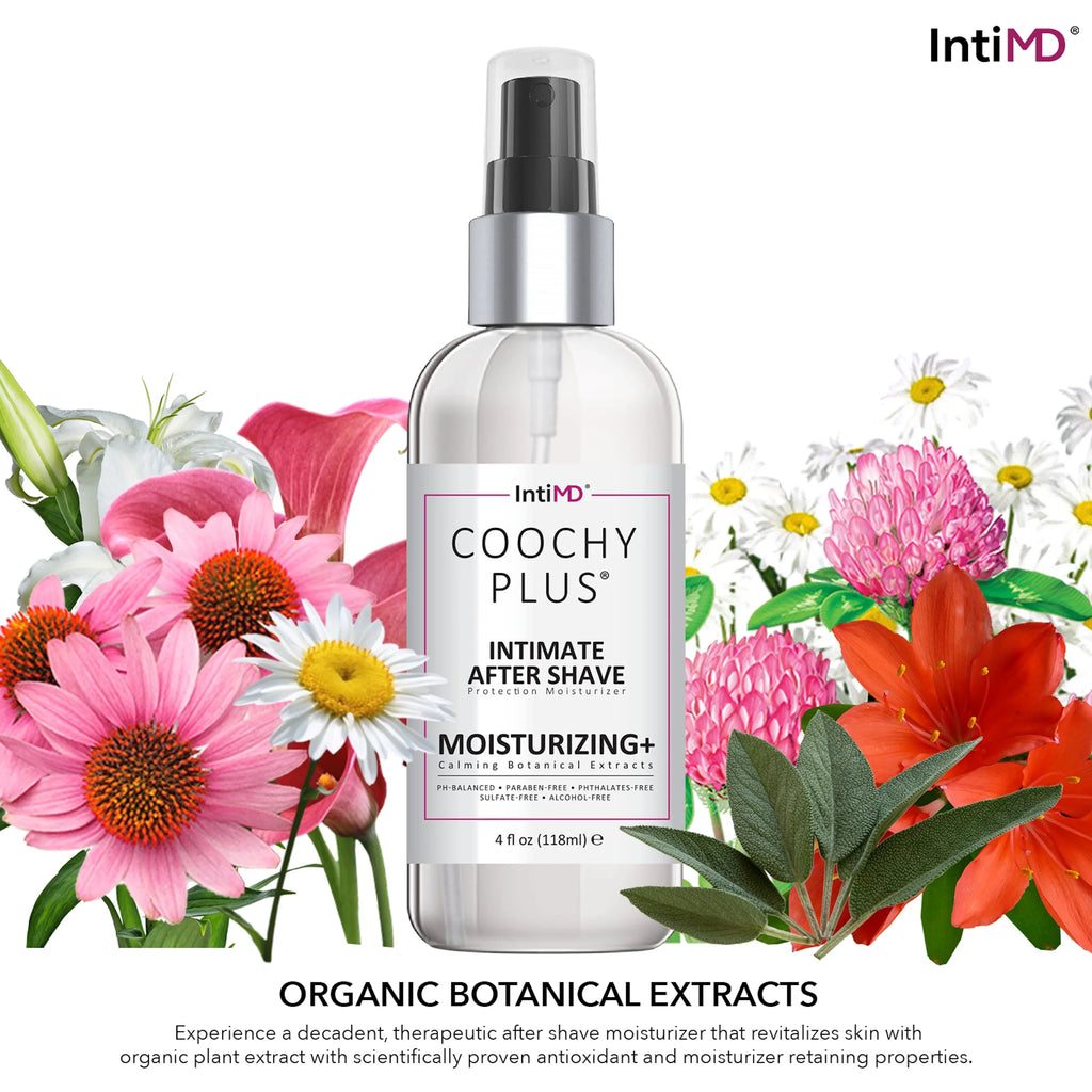 Coochy Plus HydroLock MOISTURIZING+ 3-Steps Kit Intimate Shave Gift Set: NOURIA Pre-Shave Elixir Oil + Coochy Plus Shave Cream Fragrance Free + Coochy Plus After Shave Protection Mist