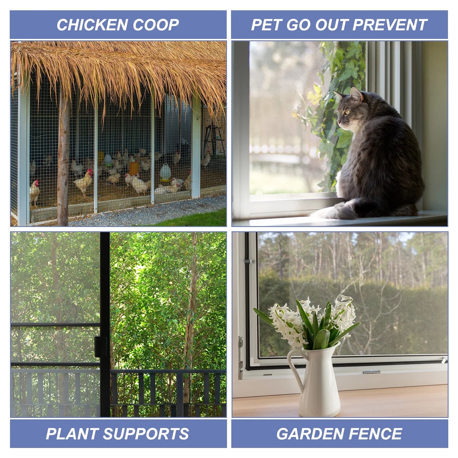 304 Stainless Steel Woven Wire Mesh Screen, Air Vent Mesh for Window Screen Screen Door Replacement