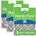 Nordic Pure 20x20x2 Pleated MERV 13 Air Filters 3 Pack
