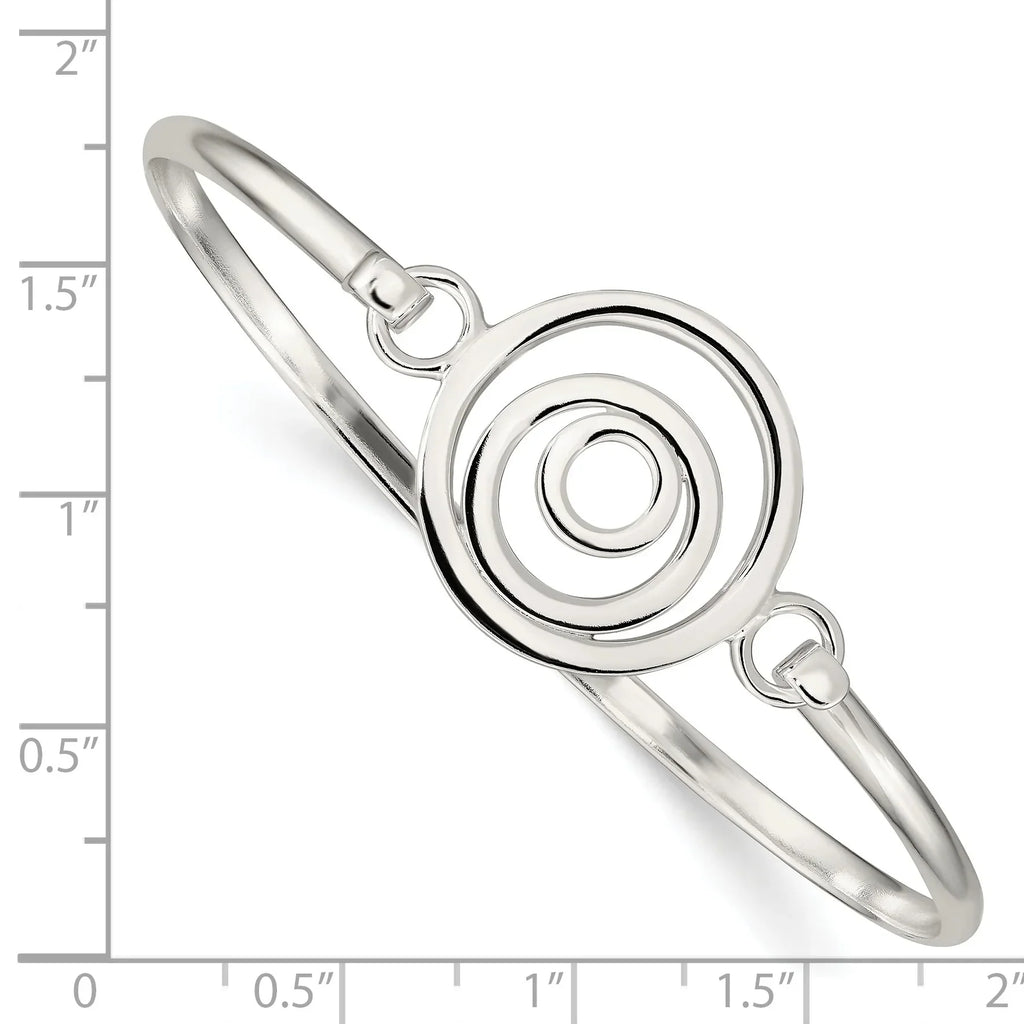 FJC Finejewelers Sterling Silver Mutli-circle Bangle Bracelet