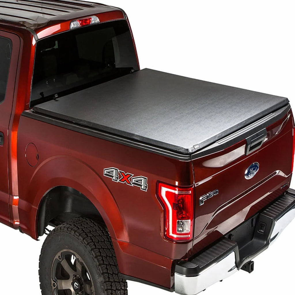 Gator Protection Hybrid Hard Folding Vinyl Tonneau Truck Bed Protection 2014-2018 Chevy Silverado GMC Sierra 8 ft Bed