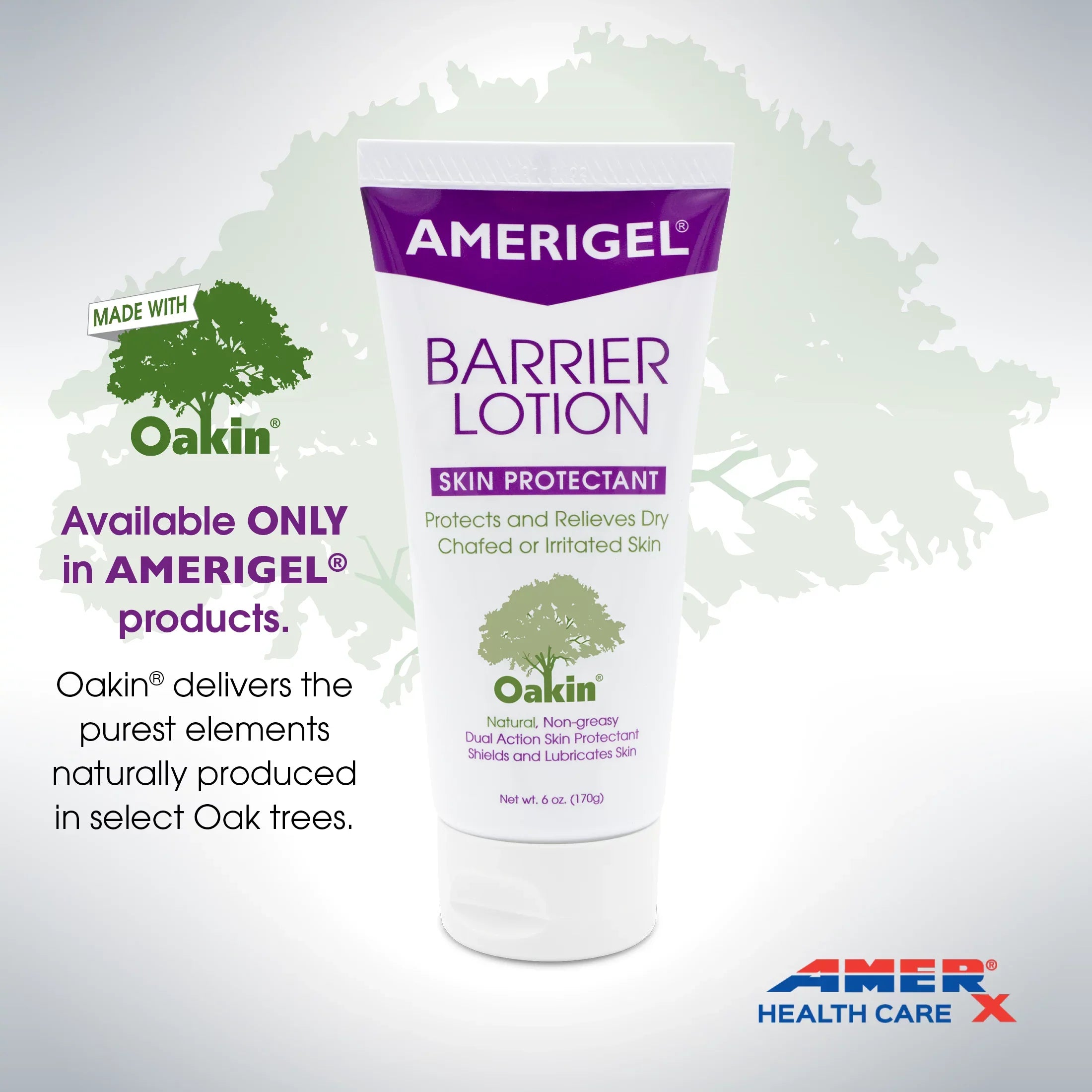 AMERIGEL Barrier Lotion (6 oz. Tube) - Invisible Skin Protectant | All Skin Types | Chaffed Skin