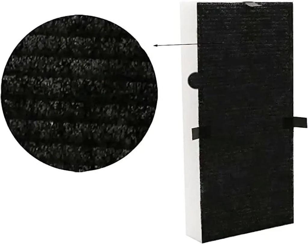 Nispira U Filter HRF201B Replacement 2-in-1 HEPA Activated Carbon For Honeywell Febreze Air Purifier FRF102B FRF101B | FHT190 FHT180 FHT170 HHT270 HHT290 | Removes Smoke, Pollen, Dust | 8 Packs