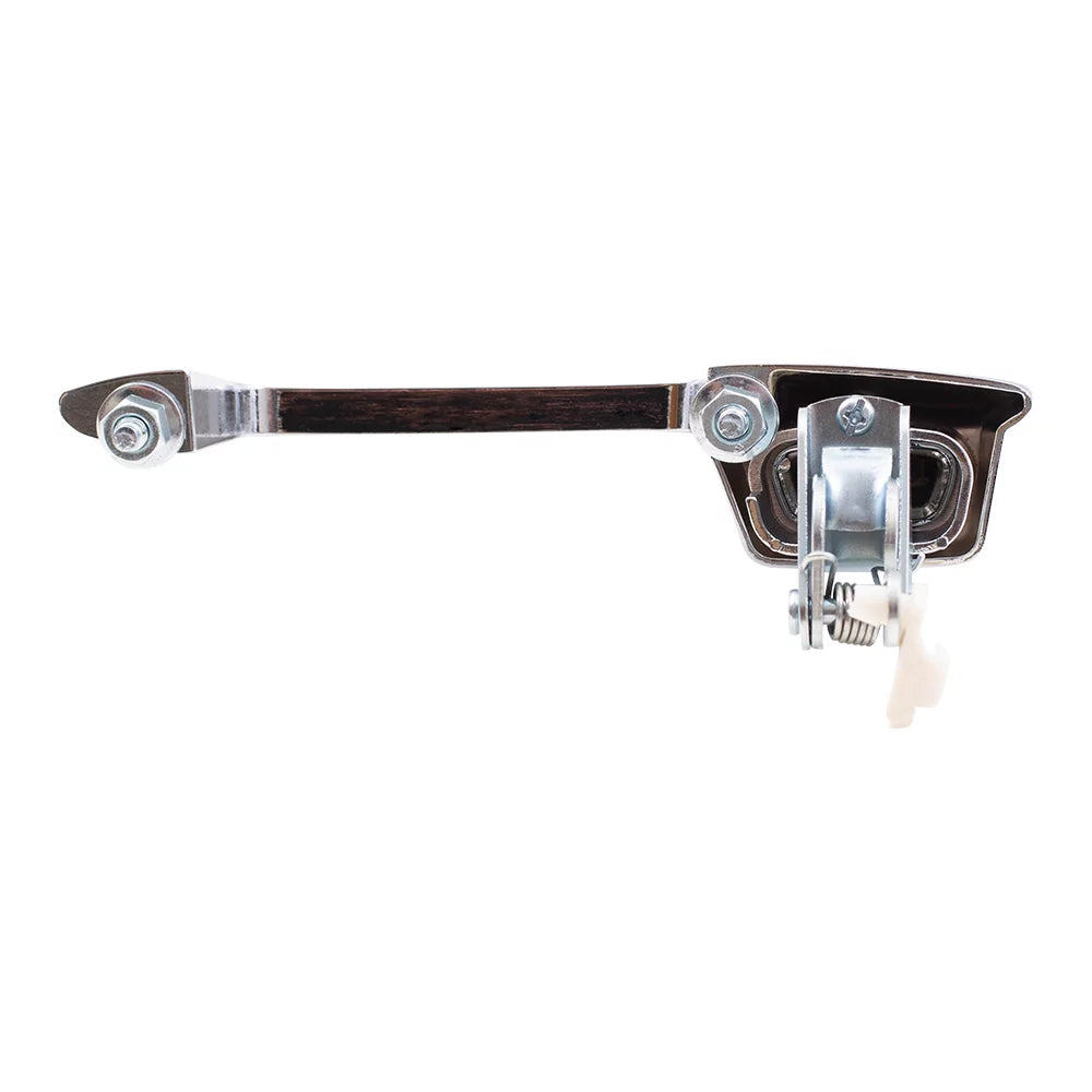 Brock Replacement Pair Set Outside Exterior Front Rear Chrome Door Handles Fitting with Pickup Truck SUV Van 55075649 55075648