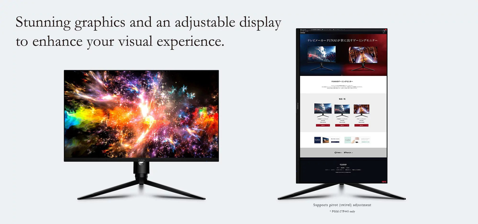 Funai 27" FHD 240Hz, 1ms, HDR, VA, AMD FreeSync™ Premium Enabled Gaming Monitor (FGM-27F445)