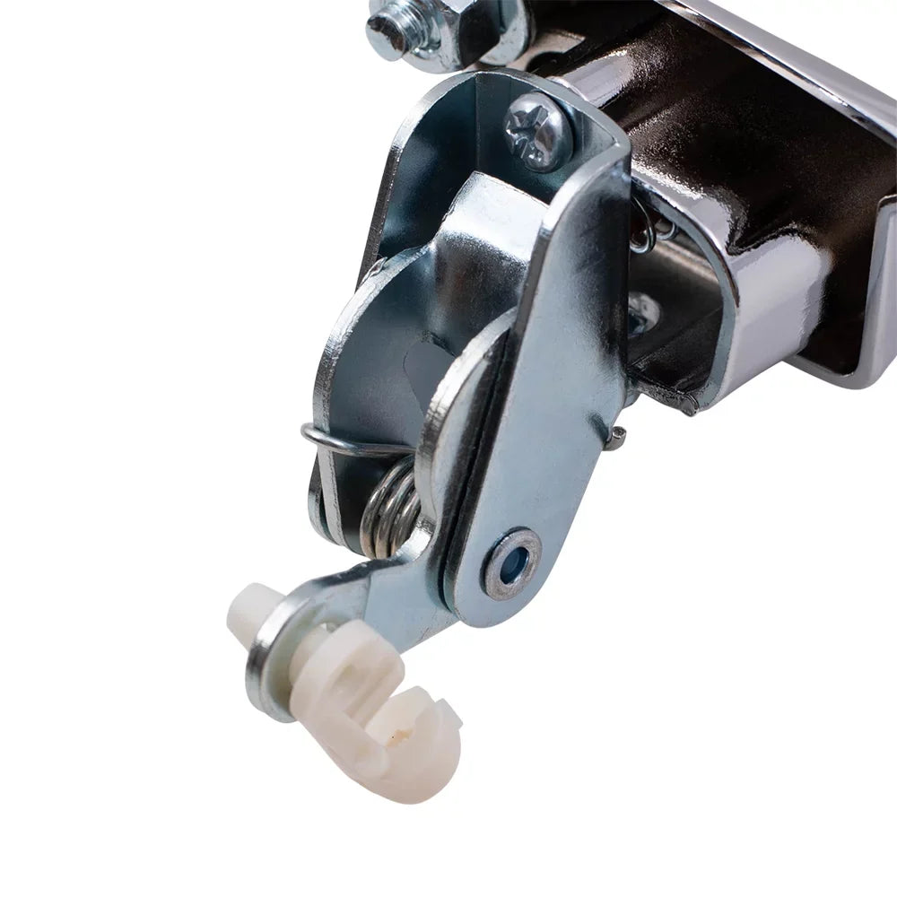 Brock Replacement Pair Set Outside Exterior Front Rear Chrome Door Handles Fitting with Pickup Truck SUV Van 55075649 55075648