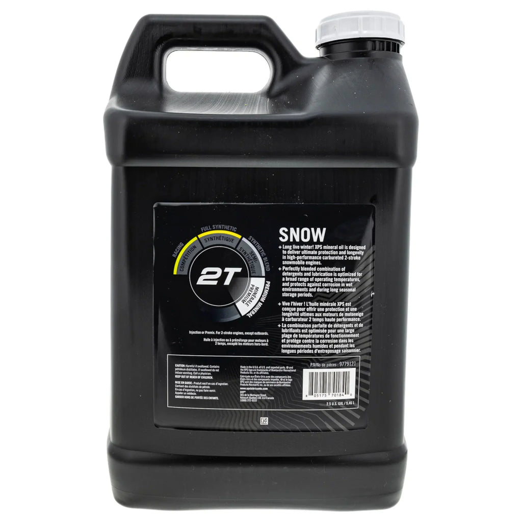 Ski-Doo New OEM XPS Snow 2-Stroke Premium Mineral Oil, 2.5 Gallon, 9779121