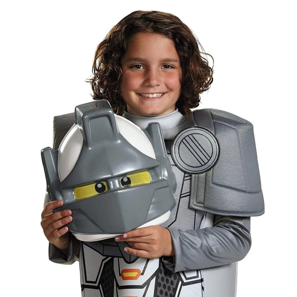 Lego Nexo Knights Lance Prestige size S 4/6 Boys Costume Detachable Shoulders Pants Mask Disguise