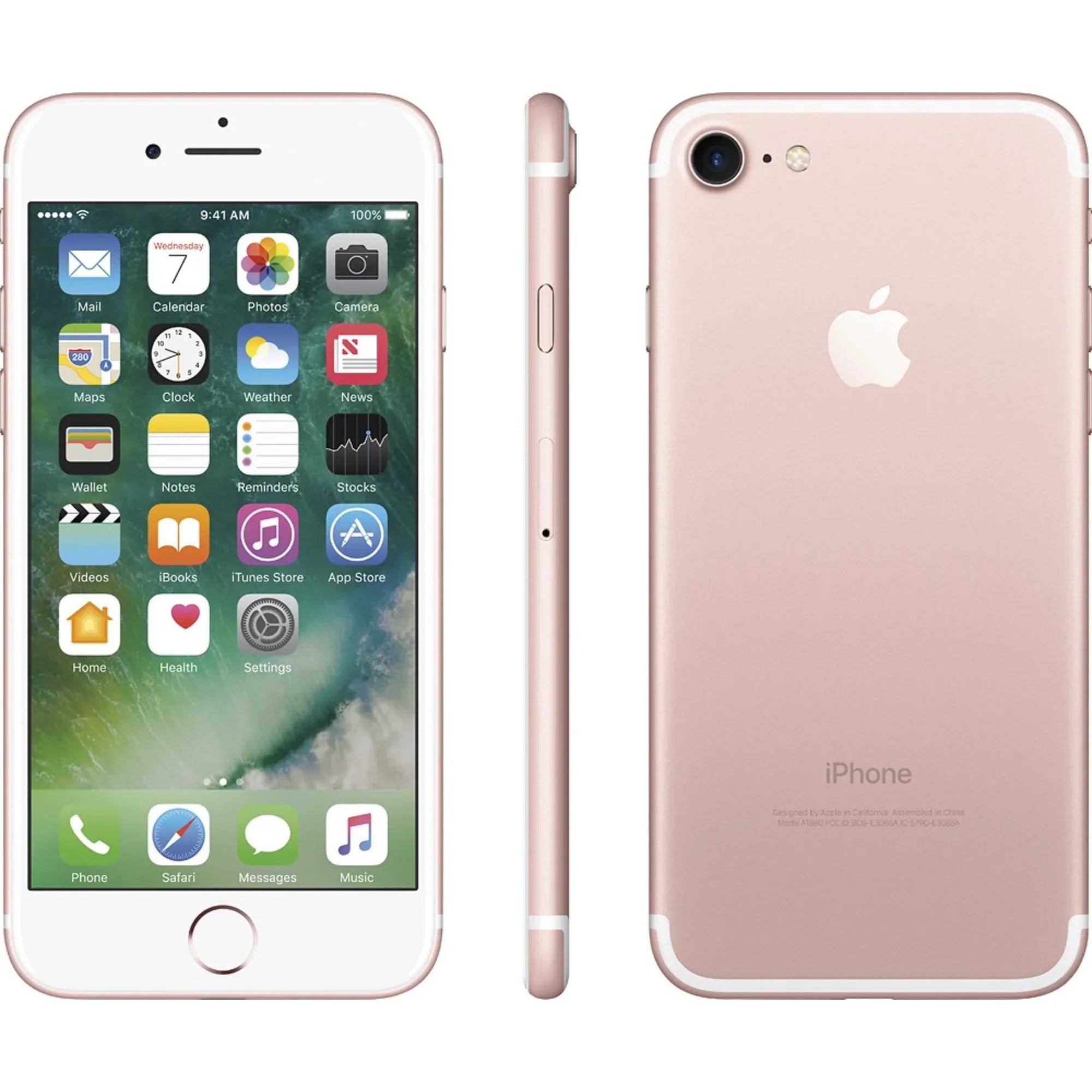 Restored Apple iPhone 7 128GB Unlocked GSM 4G LTE Quad-Core Smartphone w/ 12MP Camera - Rose Gold (: Fair) (Refurbished)