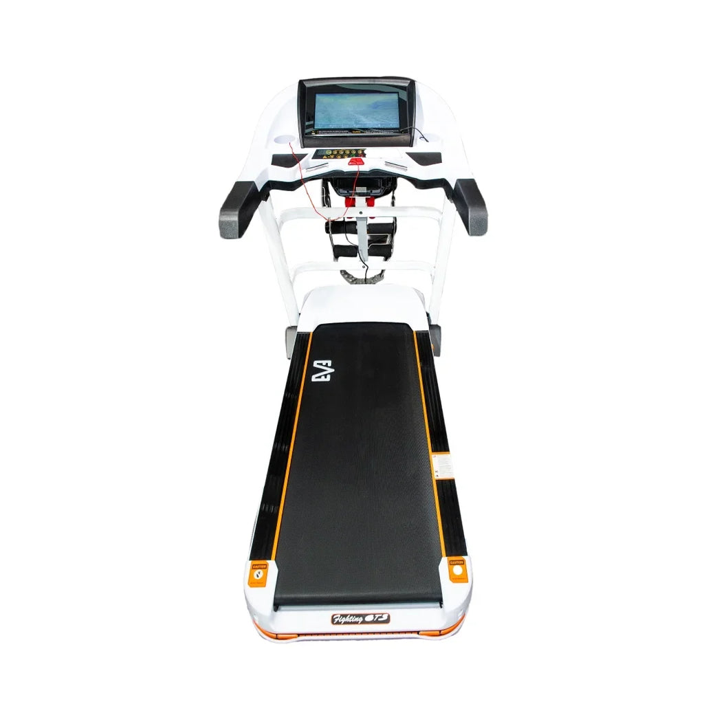 World Best Folding Treadmill by FULLAFITT, 4.5HP, Massage Belt, Wide LED Monitor, Bluetooth, Speakers, Preset Programs, Pulse Grip, Pressure Free Running Board