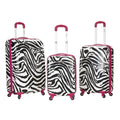 Rockland Luggage Safari 3-Piece Hardside Upright Luggage Set F195