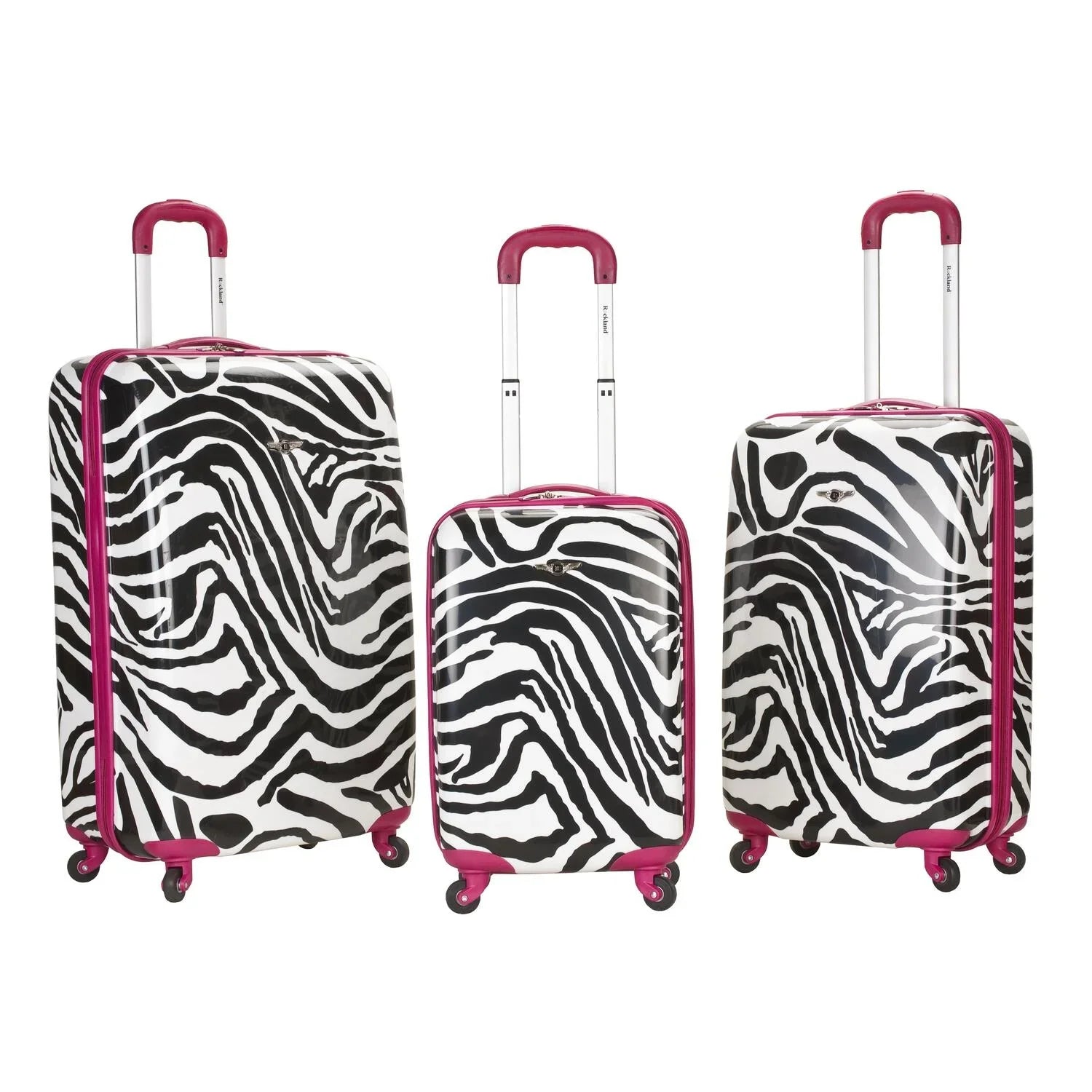Rockland Luggage Safari 3-Piece Hardside Upright Luggage Set F195