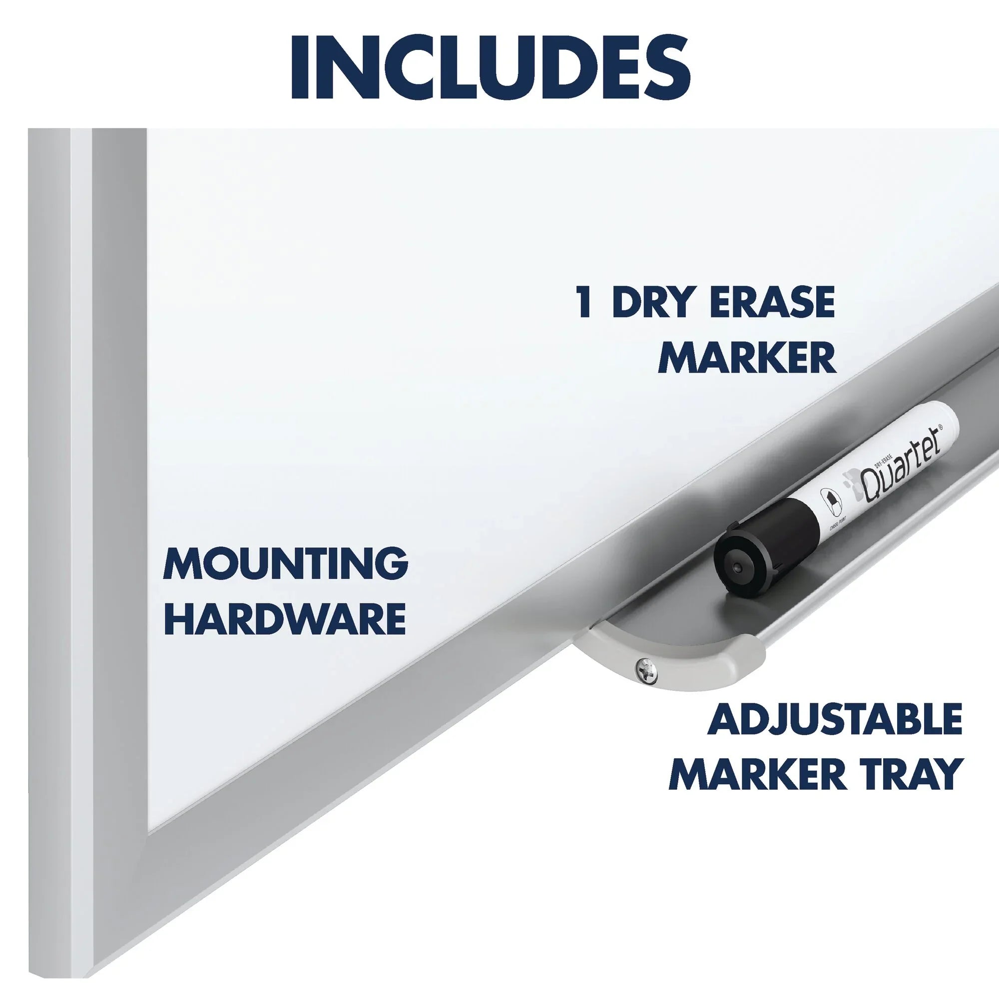 Quartet Classic Nano-Clean Magnetic Dry-Erase Board, 36" x 24" (3' x 2'), Silver Aluminum Frame