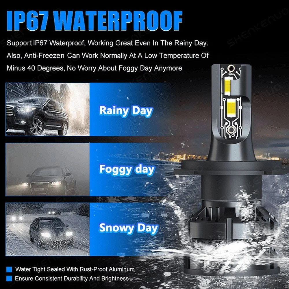 Supr LED light bulb for Kawasaki Ninja ZX-7R 1996-2003 headlight motorcycle bulb