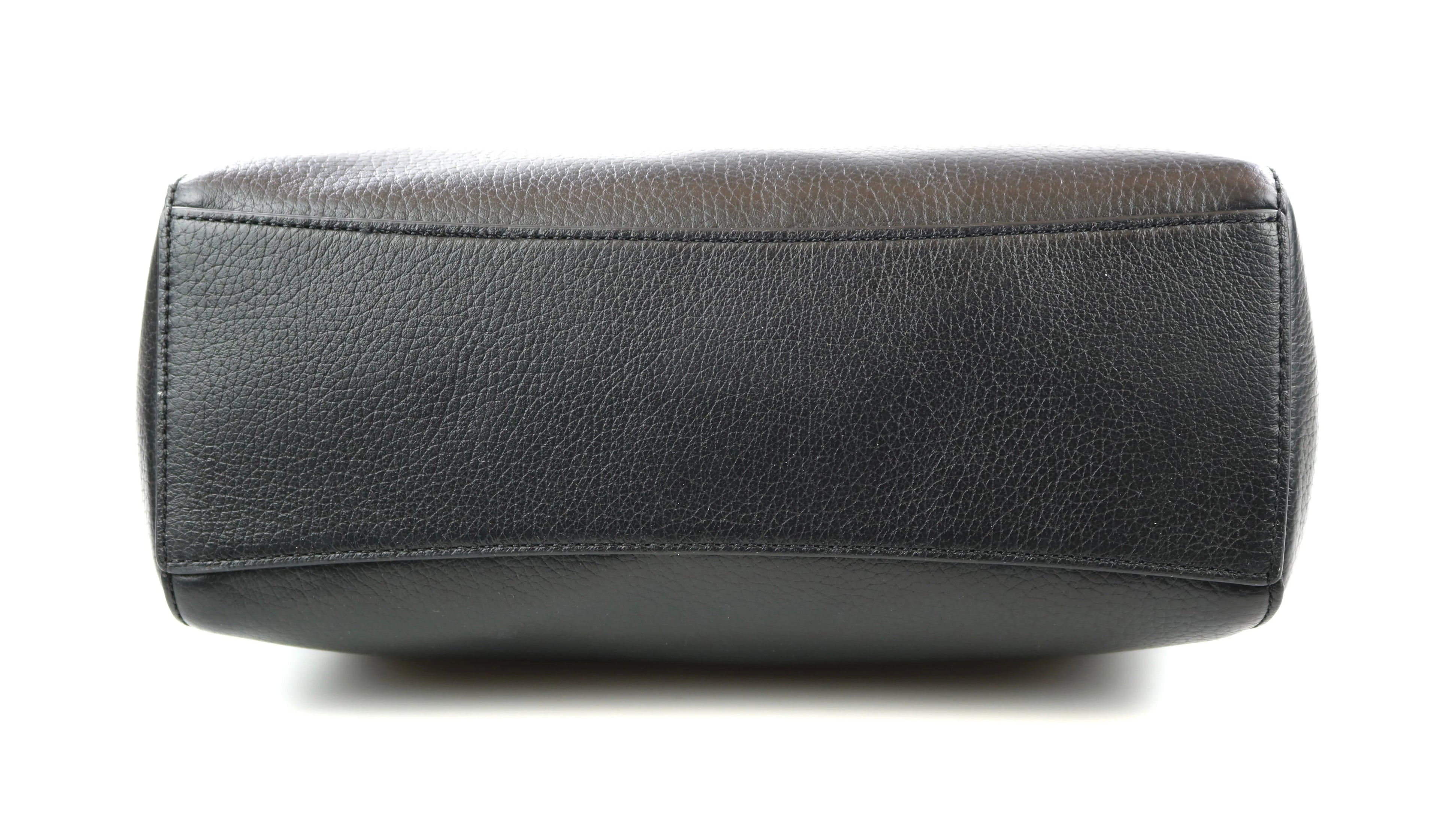 Kate Spade Monica Medium Black Pebbled Leather Satchel Bag Crossbody Handbag