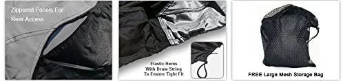 Environment Jet Ski Protection for Yamaha EXR 2021 - Gray/Black Color - All Environment - Trailerable - Protects from Rain, Sun, UV Rays, and More! Includes Trailer Straps and Storage Bag