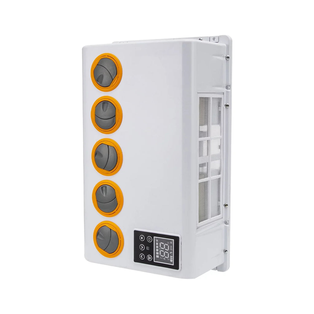 Aiqidi DC 12V Truck Cab Air Conditioner Split, Universal Truck Caravan Car RV Split AC System Unit, 800W, 6800BTU, 1000-3000RPM