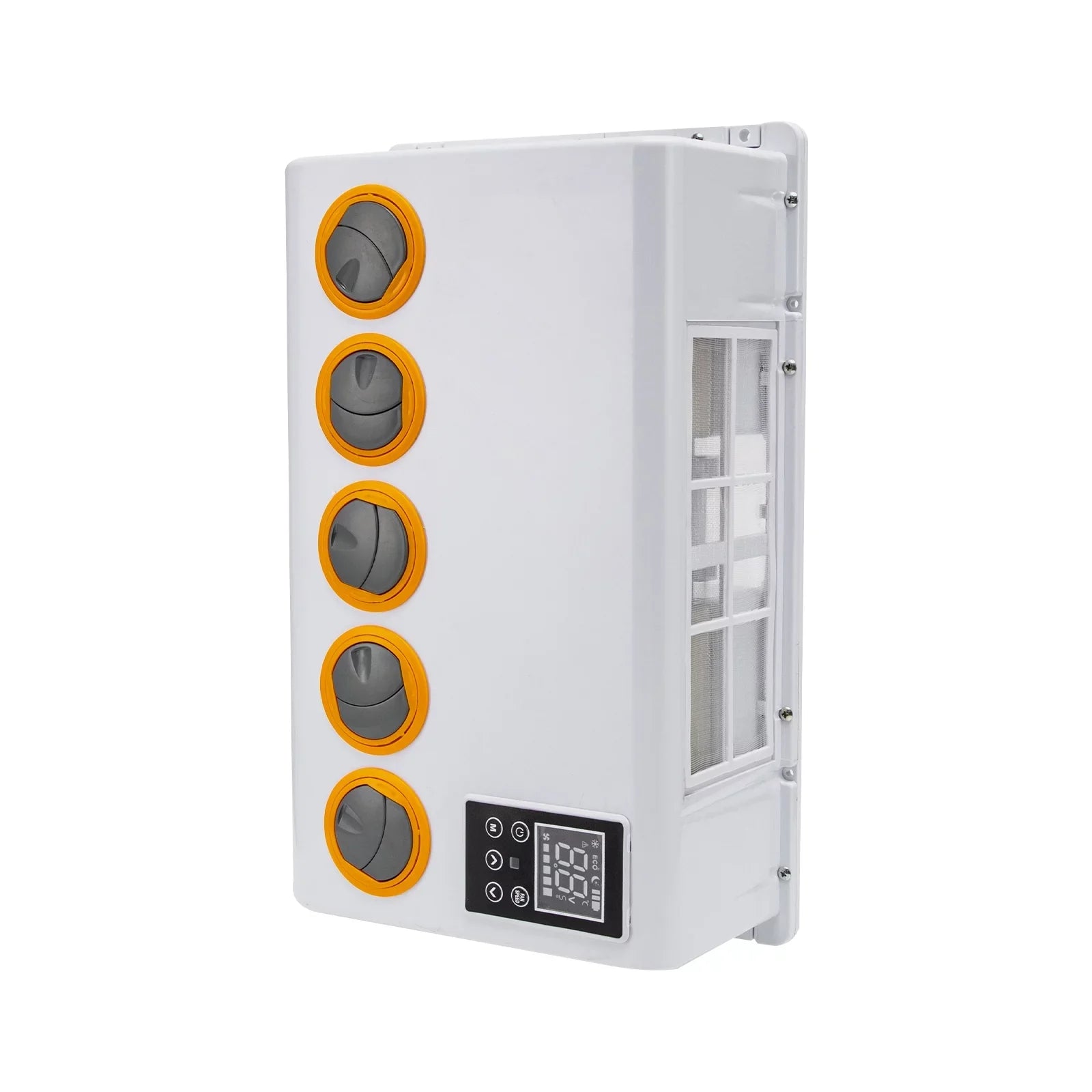 Aiqidi DC 12V Truck Cab Air Conditioner Split, Universal Truck Caravan Car RV Split AC System Unit, 800W, 6800BTU, 1000-3000RPM