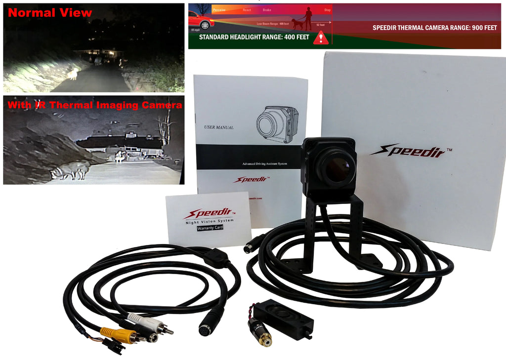 SPEEDIR Thermal Imaging Camera Night Vision Digital Heat Sensor Infrared IR Automobile Driving Assistant System