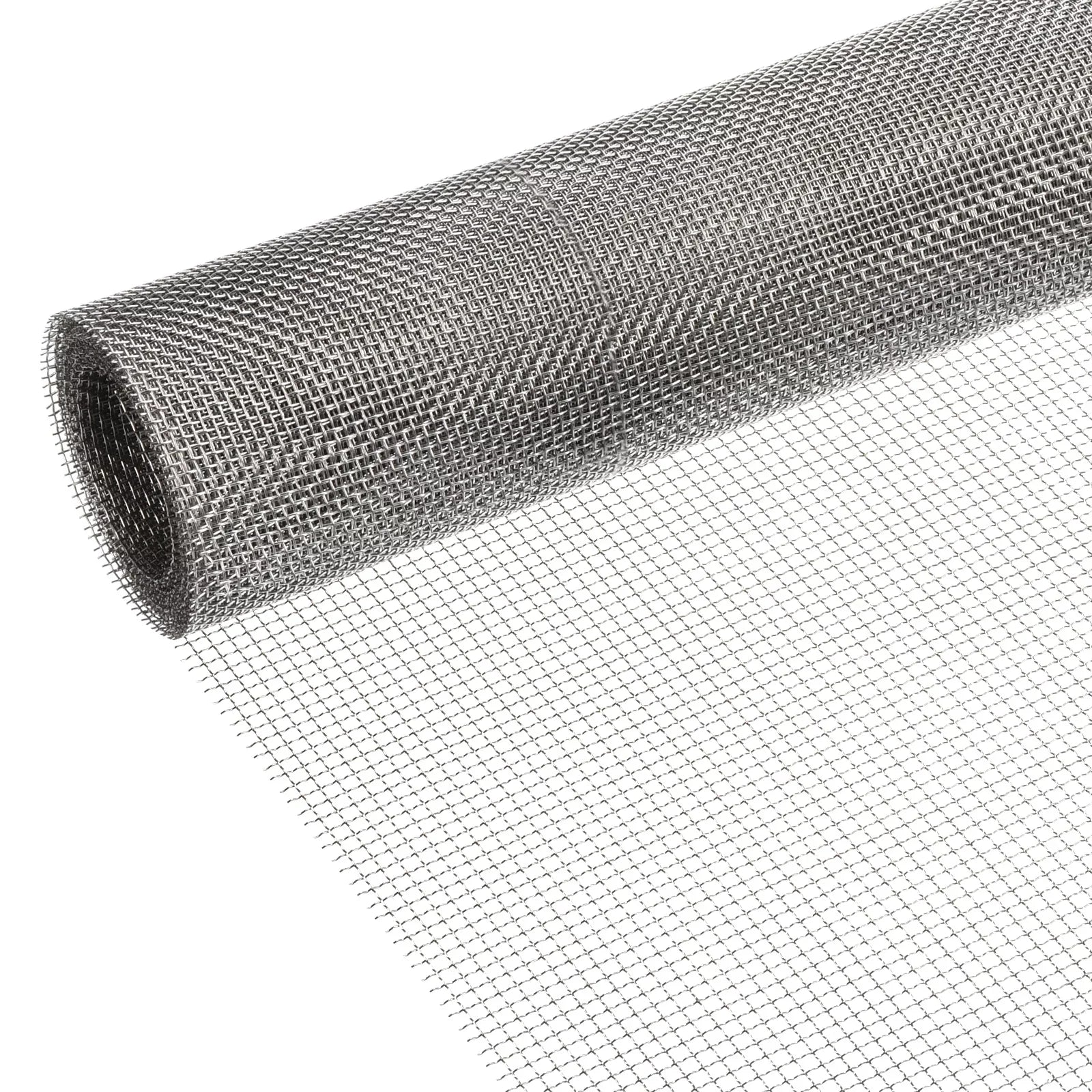 304 Stainless Steel Woven Wire Mesh Screen, Air Vent Mesh for Window Screen Screen Door Replacement