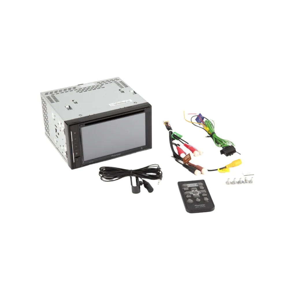 KIT4977 Bundle for Volkswagen Jetta 1999-2002 W/ Pioneer Double DIN Car Stereo with Bluetooth/Backup Camera/Installation Kit/in-Dash DVD/CD AM/FM 6.2" WVGA Touchscreen Digital Media Receiver