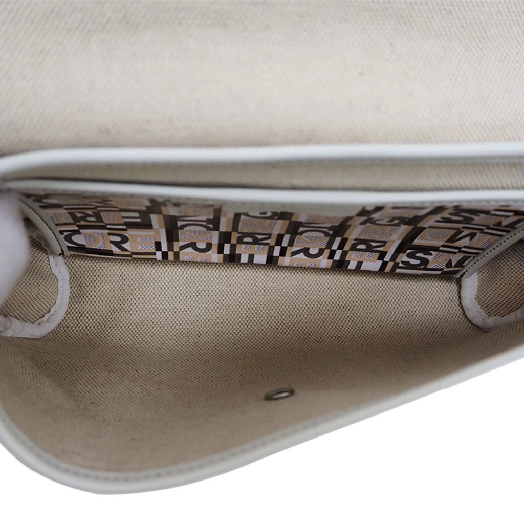 Pre-Owned Salvatore Ferragamo PVC,Leather Shoulder Bag Beige (Good)