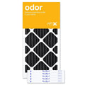 AIRx Filters Odor 12x24x1 Air Filter MERV 8 AC Furnace Pleated Air Filter Replacement Box of 6, Made in the USA